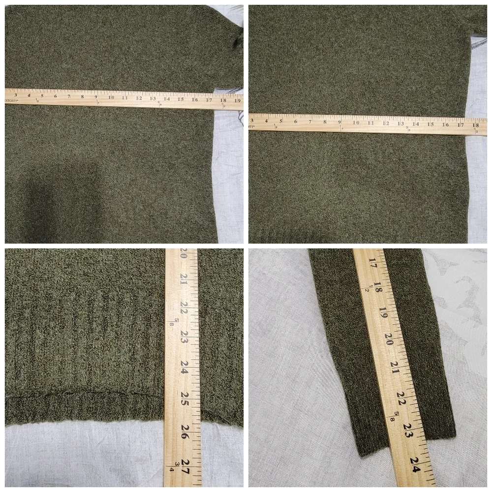 BP Olive Green‎ Long Sleeve Cowl Neck Pull-Over Sweater Size XS